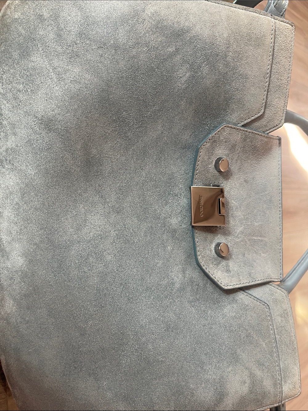Jimmy Choo Rebel Tote Sky Blue
